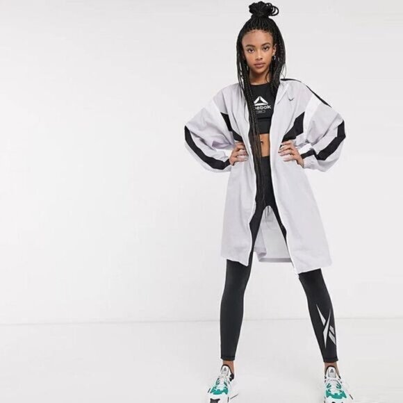 Reebok Jackets & Blazers -  Reebok Training Woven Long Windbreaker Jacket